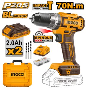 Ingco 20V Brushless Impact Drill (CIDLI20605)