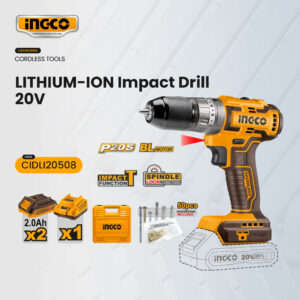 Ingco 20V Brushless drill cordless (CIDLI20508)