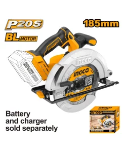 Ingco 20V Lithium-Ion Brushless Cordless Circular Saw (CSLI1851)