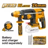 Ingco 20V Lithium-Ion Brushless Cordless Rotary Hammer (CRHLI20228)