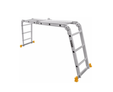 Ingco Multi-Purpose 4 by 4 Steps Aluminum Ladder (HLAD04441)