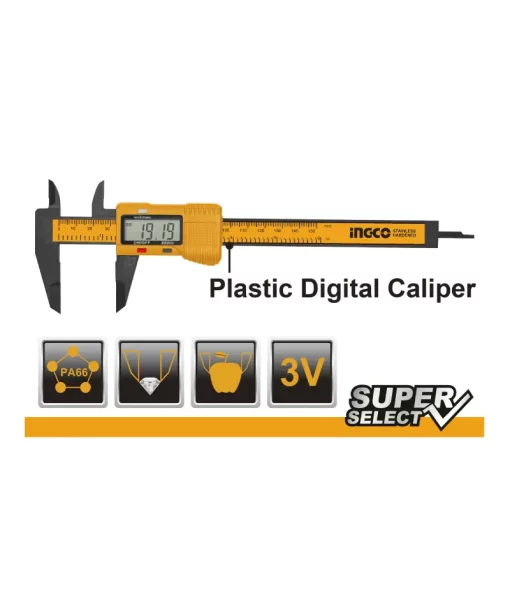 Ingco 6" Plastic Digital Caliper (HDCP16150)