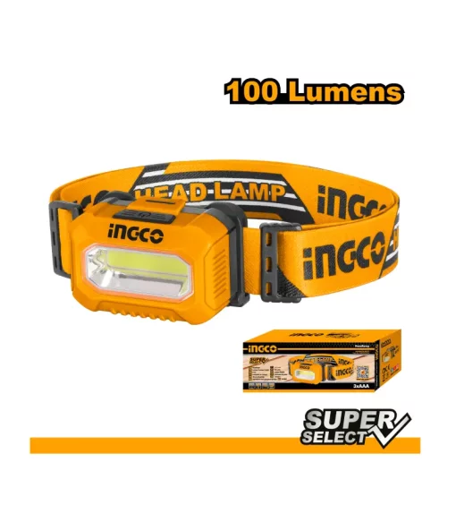 Quality Ingco Headlamp 100 lumens (HHL013AAA5)