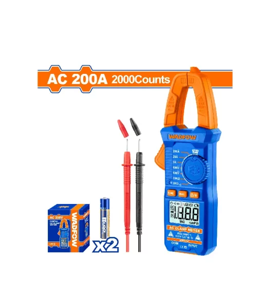 Wadfow 2000 Counts Digital AC Clamp Meter (WDM6501)