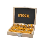 Ingco 12 Pcs Router Bits Set (8mm) - AKRT1211