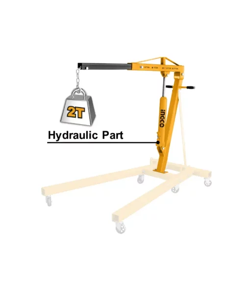 Ingco 2 Ton Engine Crane For Hydraulic Part (HEC21-2)
