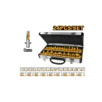 Ingco 24 Pcs 8mm Router Bits Set (AKRT24081)