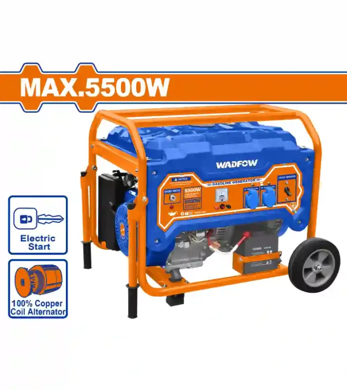 7KVA / 5.5KW Wadfow Gasoline Generator (WGEAA08)
