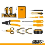 Ingco 11Pcs Electricians Tools Set (HKETS0111)