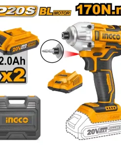Ingco 20V Lithium-Ion Cordless Impact Driver (CIRLI2017)