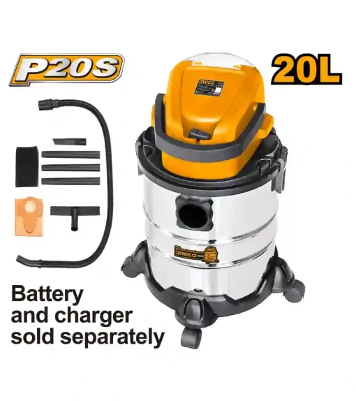 Ingco 20V Lithium-ion Vacuum Cleaner (CVLI2005E)