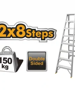 Ingco Double Side Aluminium Ladder (HLAD01081)