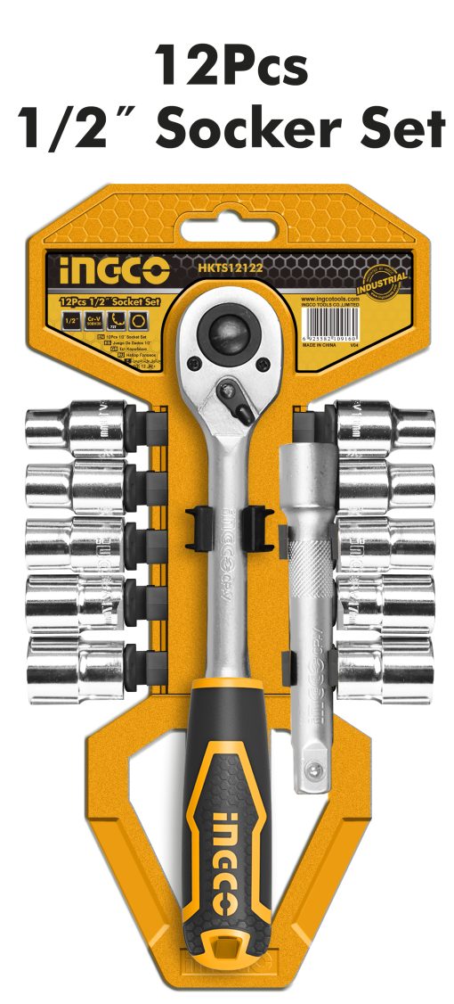 12-Piece 1/2" Socket Set