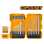 22-Piece Drill Bits and Screwdriver Bits Set