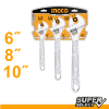 3-Piece Adjustable Wrench Set