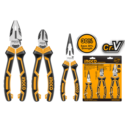 3-Piece High Leverage Pliers Set