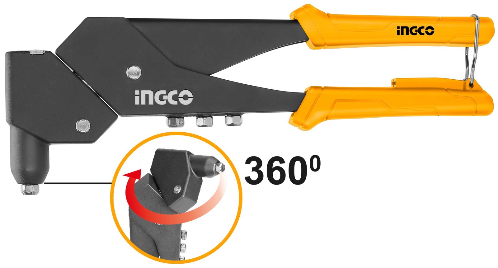 Hand Swivel Reference 360° Swivel Head Hand Riveter