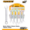 6-Piece Combination Spanner Set