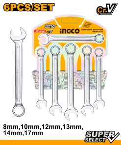 6-Piece Combination Spanner Set