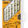 6-Piece HSS Twist Drill Bits Set
