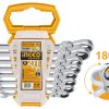 8-Piece Flexible Ratchet Spanner Set