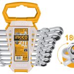 8-Piece Flexible Ratchet Spanner Set