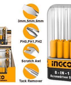 9-Piece Interchangeable Screwdriver Set