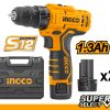 Powerful Ingco Lithium-Ion best Cordless Drill (CDLI12325)