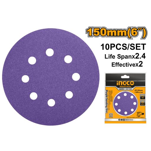 Durable Purple Sanding Disc