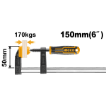 High-Performance F Clamp with Plastic Handle