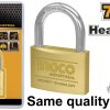 Industrial Brass Padlock