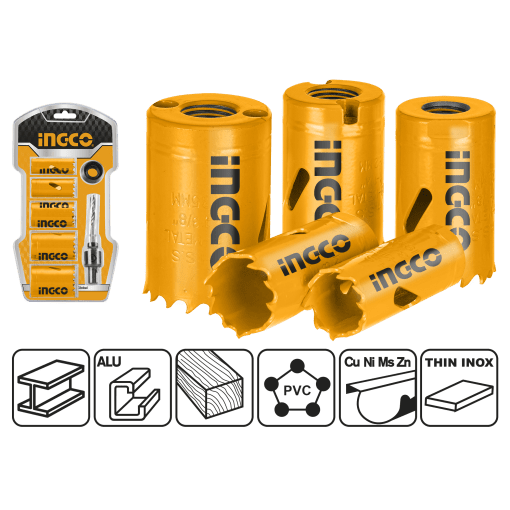 Ingco Bi-Metal Hole Saw Set