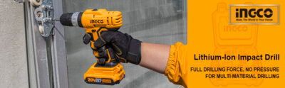 Ingco Lithium-Ion 20V Cordless Drill (CDLI20012),,
