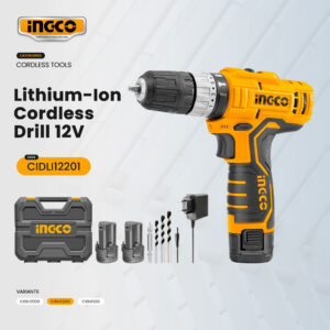Ingco Lithium-Ion Cordless Impact Drill 12V (CIDLI12328)