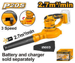 Ingco Lithium-Ion Cordless Aspirator Blower (CABLI2001)