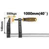 Professional F Clamp with Plastic Handle